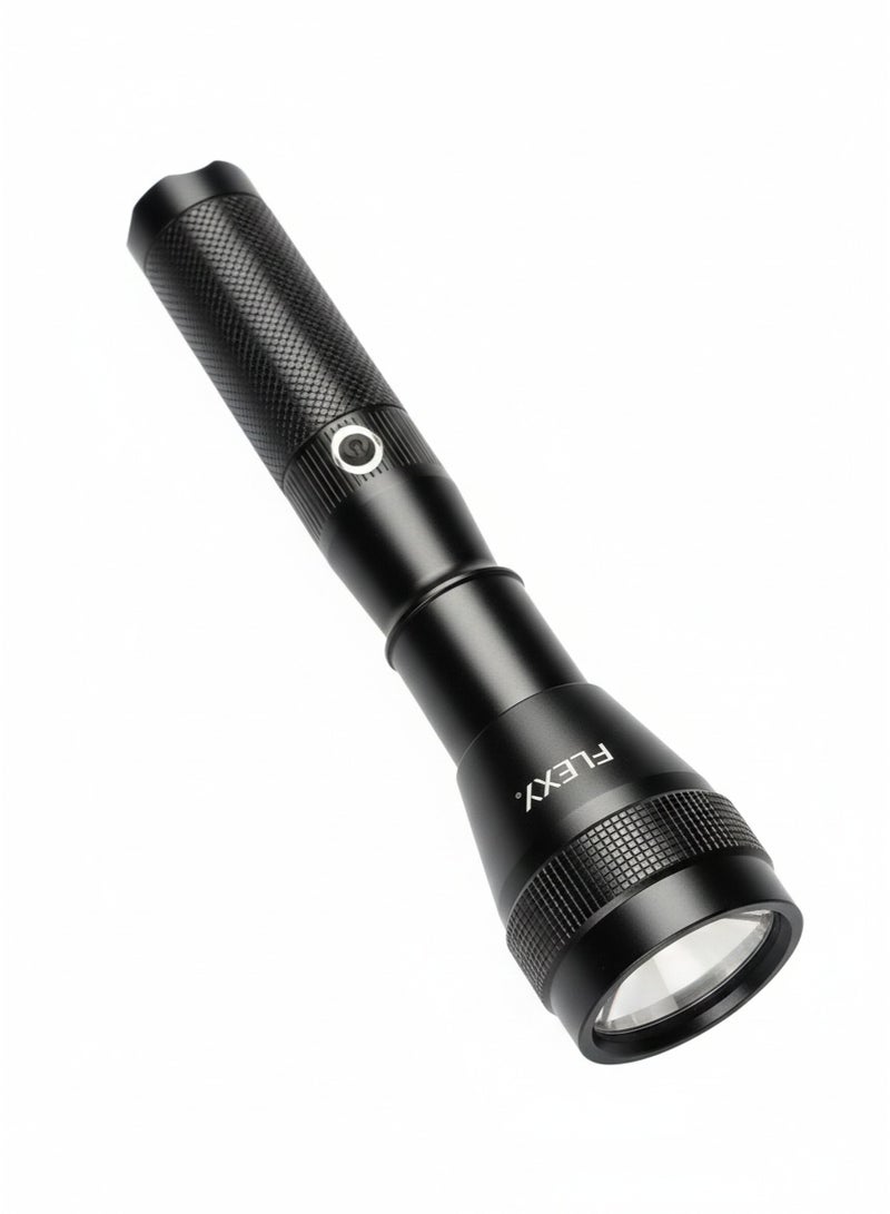Flexy RANGER R.1 F42 Rechargeable Laser LED Zoomable Flashlight 20W 1000 Lumens 1000m Range Type-C 8000mAh Aerospace Aluminium 4-Year Warranty - Image 1